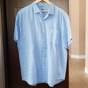 Tommy Bahama Short Sleeve Linen Camp Shirt